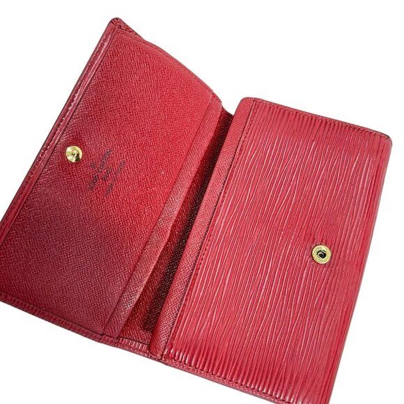 Auth LOUIS VUITTON PorteMonnaie Vietresol M63507 Castilian Red Epi - MI0928 - Picture 2 of 7